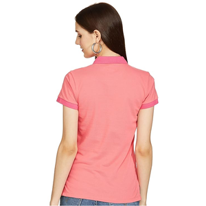100% Cotton Premium Quality Solid Color Women's Stylish Polo Shirts Custom Design Color Size Turn Down Collar Polo Shirts - Product Image 5
