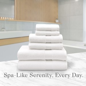 Serviettes de bain de luxe sans torsion 100 % coton, ensemble de serviettes douces à séchage rapide pour hôtels, spas, salles de sport, salons – Fournisseur en gros de serviettes personnalisées - Product Image 2
