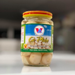 Berenjenas encurtidas blancas naturales, dulces y ácidas, en vinagre transparente, comida tradicional vietnamita, frasco de vidrio de 800g - Product Image 2
