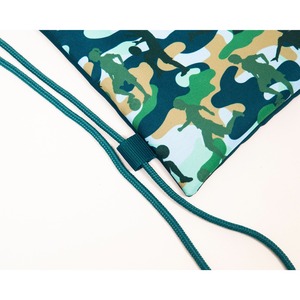 Camouflage football student shoe bag storage bag <b>drawstring</b> bag soccer bag - Product Image 5