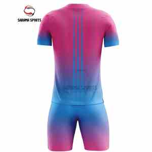 Nuevo Modelo de Ropa Deportiva, Conjunto de Entrenamiento, Material de Primera Calidad, Camiseta de Fútbol de Manga Corta, Uniformes - Product Image 3