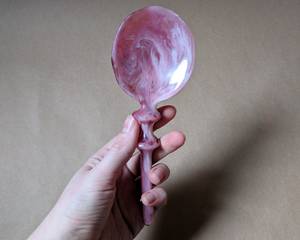 Ensemble de couverts décoratifs en résine turquoise, vaisselle artisanale, mini-cuillère en résine pour couleur personnalisée - Product Image 1