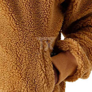 2026 Sports <b>Men's</b> Winter Coat Customizable Zip-up <b>Fleece</b> <b>Jacket</b> Stand Collar Windproof Warm <b>Sherpa</b> Design OEM Service Available - Product Image 4