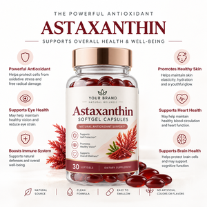 Astaxanthine pure à 100 % en gélules molles 12 mg, complément naturel d'astaxanthine pour la santé de la peau, la santé des yeux et la protection antioxydante - Product Image 3