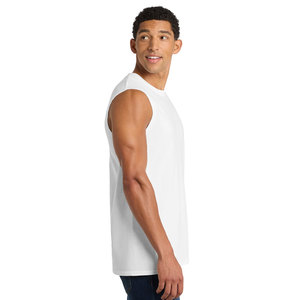 Débardeur de sport OEM pour homme, idéal pour la course de nuit et la gym, avec coupe ajustée, haute ventilation et bretelles larges, personnalisable - Product Image 4