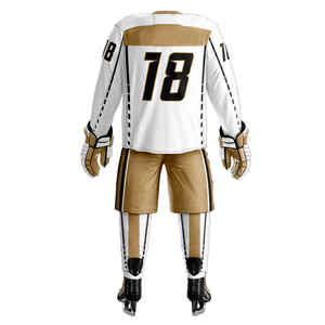 Uniforme de Hockey sobre Hielo de Primera Calidad, 100% Poliéster, para Adultos, Ropa de Entrenamiento, Color Sólido, Conjunto de Uniforme Deportivo para Equipo de Hockey sobre Hielo - Product Image 2