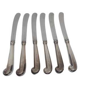 Stainless Steel Butter <b>Knife</b> <b>Set</b> 4pc Sheepsfoot Blade Straight Edge Kitchen Utensil - Product Image 4