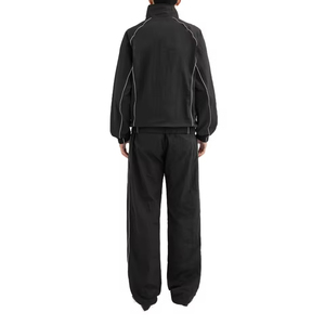 Survêtements coupe-vent réfléchissants pour hommes en polyester/nylon, ensemble de jogging personnalisé, survêtement coupe-vent de haute qualité style streetwear - Product Image 2