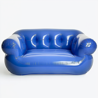 Canapé double gonflable moderne, chaise inclinable flottante en plastique, chaise à bascule pliable pour extérieur, hôtel, salle à manger, salon