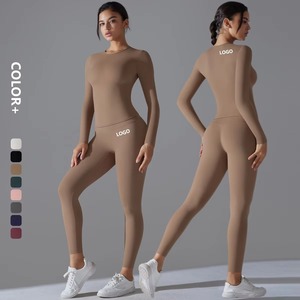 OEM Women Gym Fitness Striped Breathable 2 Piece Sets High Waist Butt Lifting Bottoms Sports Active Yoga - Product Image 2