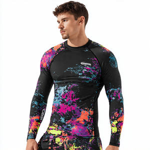 Camiseta de Compresión de Manga Larga con Protección Solar UV, Traje de Buceo de Secado Rápido, 100% Poliéster Antibacteriano - Product Image 2