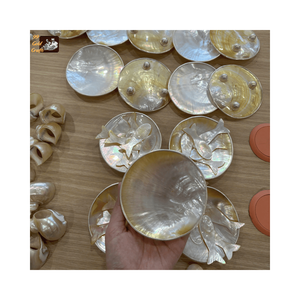 Cuillère à caviar en nacre - Vaisselle de luxe, fabriquée à la main au Vietnam, cuillère de service décorative, cuillère artisanale haut de gamme - Product Image 2