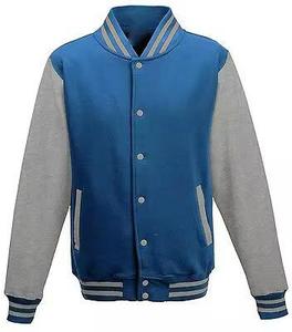 2026 Classic Style <b>Men</b> Varsity <b>Jacket</b> Contrast Sleeves Ribbed Collar Streetwear <b>Jacket</b> - Product Image 1