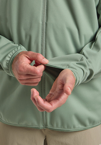 Veste de randonnée pour homme en polyester/nylon imperméable coupe-vent couleur olive, fermeture à enfiler, vêtements d'extérieur pour l'automne - Product Image 6