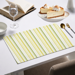 Cotton <b>Placemats</b>, Durable Washable Table Mats for Dining Table, Heat Resistant Kitchen Table Mats for Everyday Use - Product Image 1