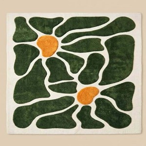 Tapis de luxe abstrait à motifs floraux, tissé à la main, doux et moelleux, antidérapant, pour salon, chambre, hall d'hôtel, tapis décoratif - Product Image 3