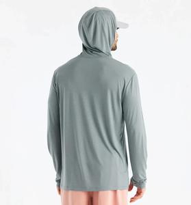 Hoodie de pêche personnalisé de haute qualité UPF50, imperméable, antibactérien, à séchage rapide, anti-UV, anti-humidité, manches longues, haute performance - Product Image 1