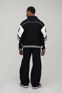 Veste de baseball classique pour homme, style universitaire, veste bomber, streetwear décontracté, vêtements d'extérieur tendance, qualité supérieure - Product Image 5
