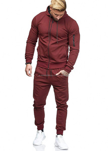Alta calidad hombres deportes gimnasio 2 piezas Jogger Wear sudaderas con capucha pantalones transpirable piel amigable Activewear chaqueta cremallera conjunto DDP envío - Product Image 6