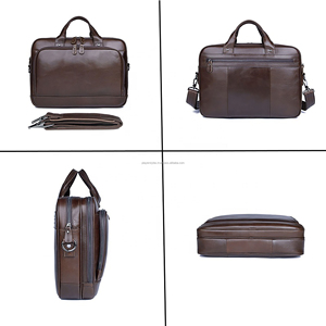 Maletín de Cuero de Grano Completo Hecho a Mano, Bolsa de Transporte para Portátil Ejecutiva, con Servicios de Personalización OEM y ODM Disponibles - Product Image 5