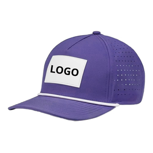 Gorras de Béisbol de 6 Paneles con Paneles Perforados, Gorras Transpirables de Alto Rendimiento, MOQ Bajo, Logotipo Personalizado, Gorras Deportivas de Béisbol - Product Image 1