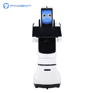 Auto Navigation AD Chat Communication Presentation Interact Roboter Office Advertising Reception AI Robot Guide Robot