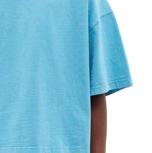 T-shirts personnalisés à épaules tombantes pour hommes, coupe ample, 100% coton, style musculaire, pour l'exercice, coupe ample et décontractée - Product Image 5