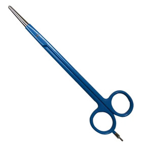 Ciseaux chirurgicaux électriques bipolaires professionnels à lame courbée pour usage hospitalier avec une seule broche électrique - Product Image 1