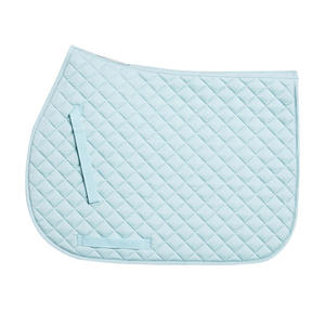 Vente en gros de tapis de selle d'équitation occidentale, mélange coton/nylon/polyester, épaisseur 3 mm, logo personnalisé, imperméable, coupe-vent, tout usage - Product Image 3