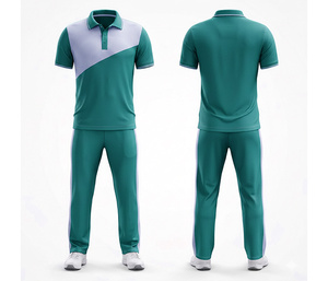 Maillot et pantalon de cricket Elite Performance avec impression par sublimation intégrale |   Vêtements de cricket pour hommes, femmes et jeunes : polo et pantalon - Product Image 4