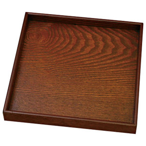 Bandeja Cuadrada de Madera Lacada de Alta Calidad a Precio Económico, 21 cm, con Bordes Ranurados 7.0, para Servir Dulces y Té, Personalizable - Product Image 2