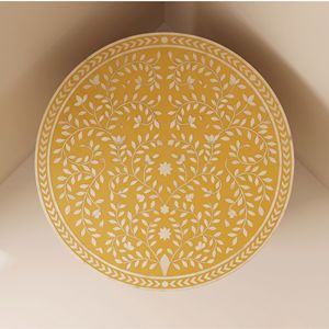 Mesa de Noche de Diseño Moderno y Ecológico con Incrustaciones de Hueso Antiguo, Muebles para el Hogar, Dormitorio, Sala de Estar, Baño, Hotel/Apartamento - Product Image 4