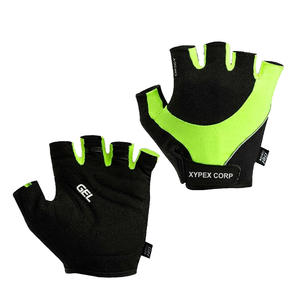 Gants de musculation en cuir synthétique microfibre avec logo personnalisé, respirants, ajustables, demi-doigts, pour la gym, le sport, le cyclisme, unisexe, robustes - Product Image 1