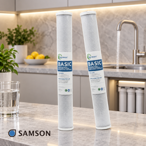 Système de filtration d'eau sous évier standard de 20 pouces avec filtre à charbon actif POE 2026, le mieux noté - Product Image 1