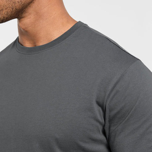 Camiseta de Verano Personalizada al por Mayor, Nuevo Estilo, Manga Corta, Alta Calidad, Hombros Caídos, Moda Urbana, Camiseta de Algodón para Hombre - Product Image 4
