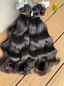 Extensiones de Cabello Humano Virgen Vietnamita Vuy Hair, Ondulado Natural, Doble Trama a Máquina, Todos los Colores, 95-100g, Listo para Permanente, Directo de Fábrica - Product Image 2