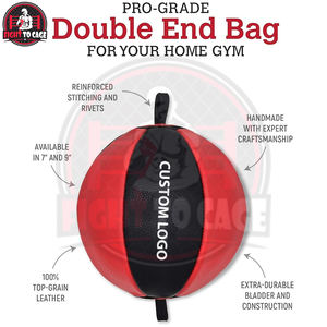 Saco de Boxeo de Doble Extremo de Cuero 2026 para Gimnasio, Bola de Doble Extremo para Entrenamiento de Velocidad de Boxeo y MMA, Equipo de Ejercicio - Product Image 5