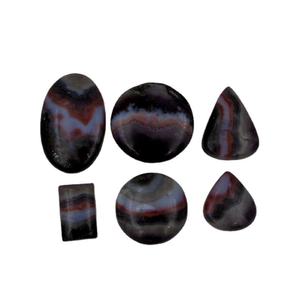 Figurines d'amour en améthyste naturelle polie et agate dentelle, faites à la main, cabochons, pierres précieuses en vrac pour la fabrication de bijoux, Saint-Valentin, vente en gros - Product Image 3