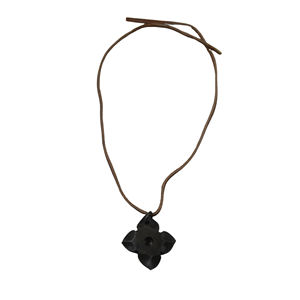 Collier pendentif artistique vintage unisexe, design étoile viking forgé à la main, avec sangle en cuir, colliers pendentifs tendance - Product Image 1