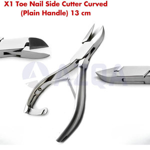 Professional Stainless Steel Podiatry Toenail Tools <b>Kit</b> Set of 6 Ingrown <b>Nail</b> Cutter Lifter File Scissor Pedicure Set - Product Image 2