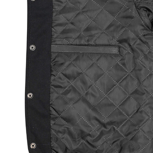 Online Sale Men's <b>Sheepskin</b> Leather Made Sleeves Men's Varsity <b>Jackets</b> Latest Edition Regular Fitted Baseball Varsity <b>Jacket</b> - Product Image 5