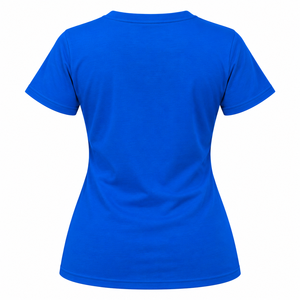 Camiseta Azul Rey Sigma Gamma Rho 1922 con Letras Griegas Doradas, Manga Corta, Cuello Redondo, Ropa de Sororidad, Informal, Transpirable, Verano - Product Image 4