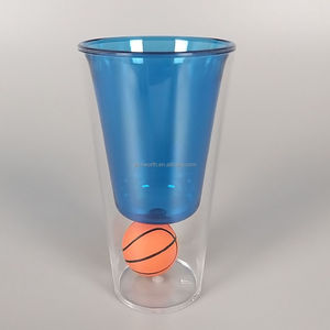 Verre en plastique acrylique à double paroi de 11 oz - Product Image 4