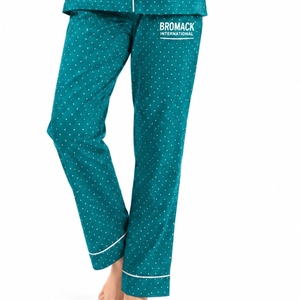 Women’s premium Color Design <b>Sleeping</b> Suit With Button Front Shirt And Matching Trousers <b>Night</b> Clothing Set Collared Pajama Set - Product Image 6