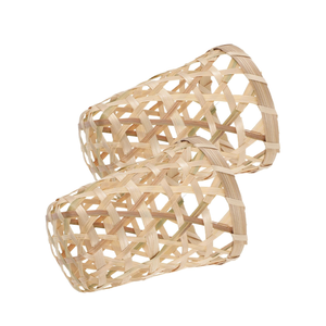 Handwoven <b>Cheap</b> Price Bamboo Cup Drink Holder Cup Holder Bag Home Decor Coffee Plant <b>Basket</b> from Vietnam - Product Image 3