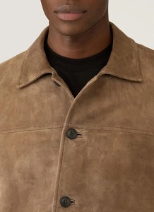 Men's Goat <b>Suede</b> <b>Leather</b> Style <b>Jacket</b> Casual Outerwear Wholesale Oem Service Men's Fashion <b>Suede</b> Zip <b>Jacket</b> Goat Fashion <b>Jacket</b> - Product Image 4