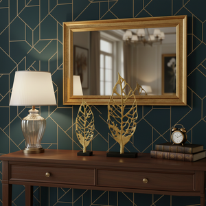 Sculpture d'arbre en métal artistique moderne avec base en bois, décoration décorative pour la maison, pièce maîtresse pour le salon, le bureau ou une étagère. - Product Image 6