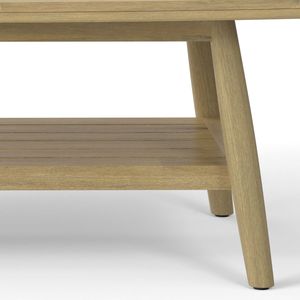 Tavolino da caffè da esterno Bayshore Light Teak - Product Image 5