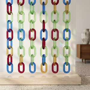 Chaînes en résine époxy artistiques faites à la main, écologiques et personnalisées, décor mural multifonctionnel, projets de bricolage, artisanat personnalisé - Product Image 1