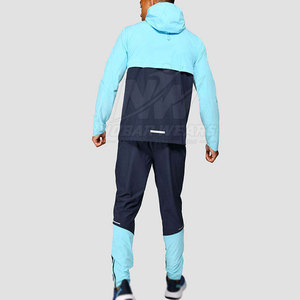 Ensembles coupe-vent souples pour hommes : veste athlétique et bas assorti – Vêtements de performance pour l'extérieur – Service direct usine - Product Image 2